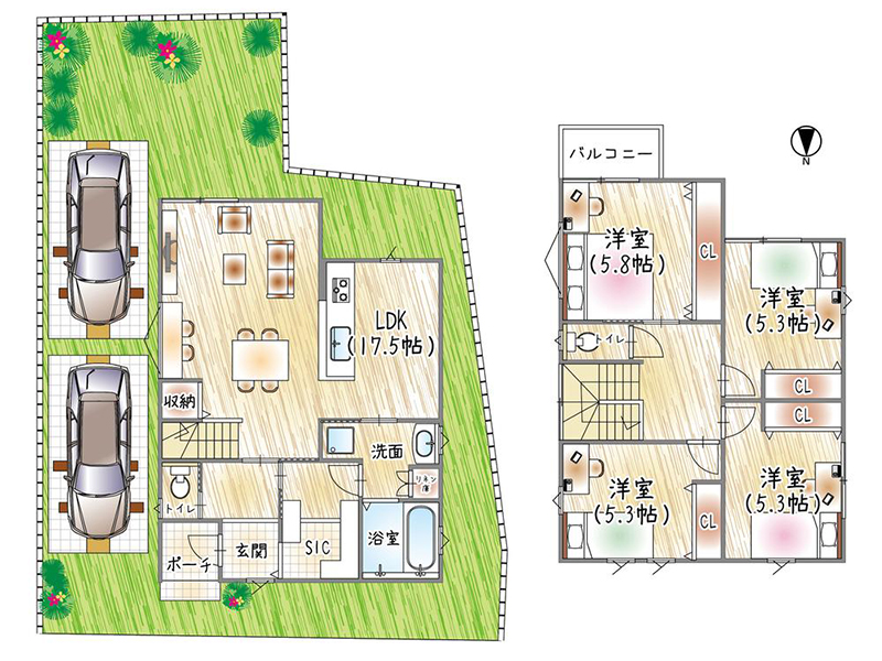 守口市金田町　新築物件